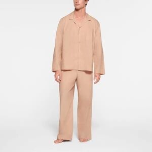 SKIMS Cotton Poplin Sleep Long Sleep Set